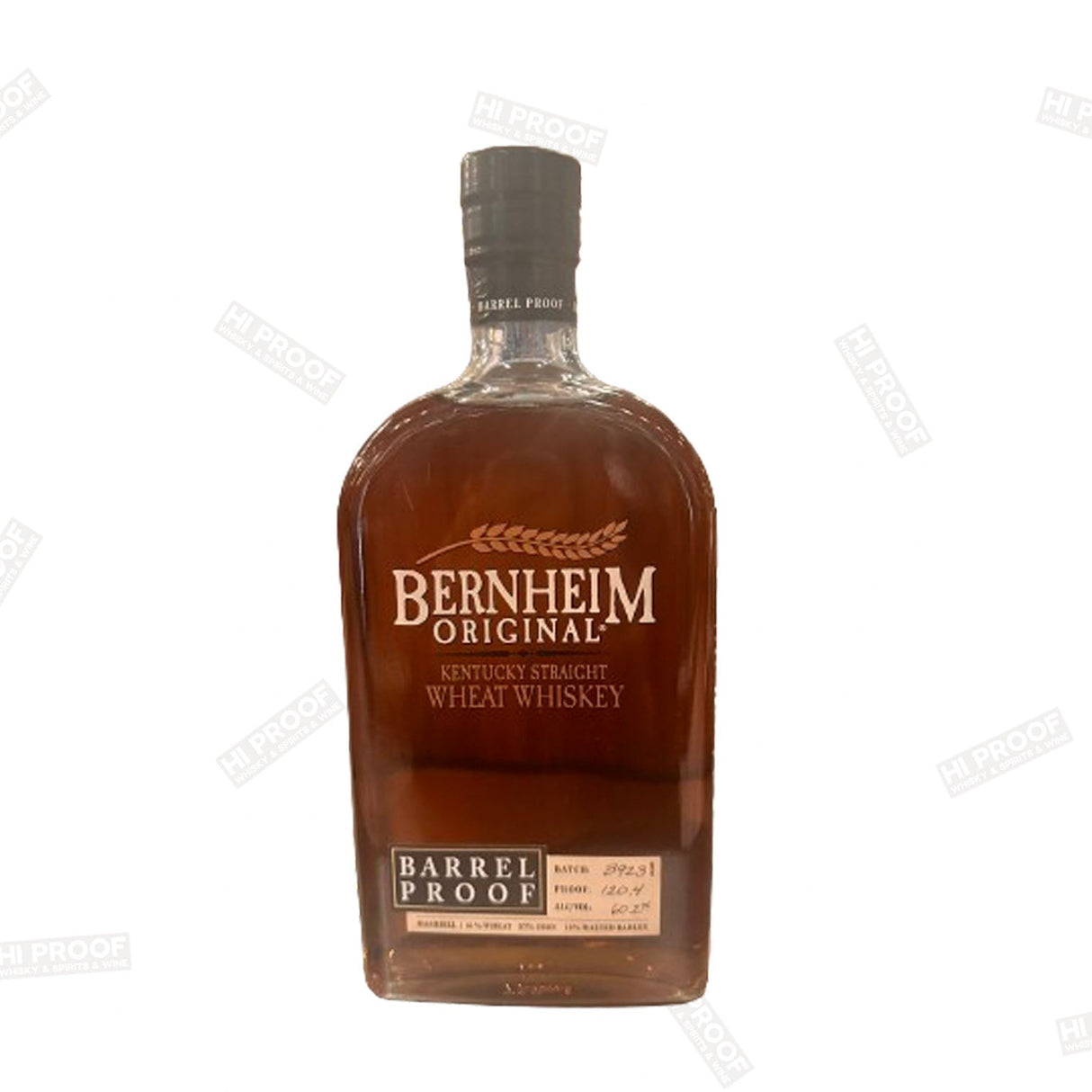 BERNHEIM WHEAT BARREL PROOF 750ml - Hi Proof - Bernheim