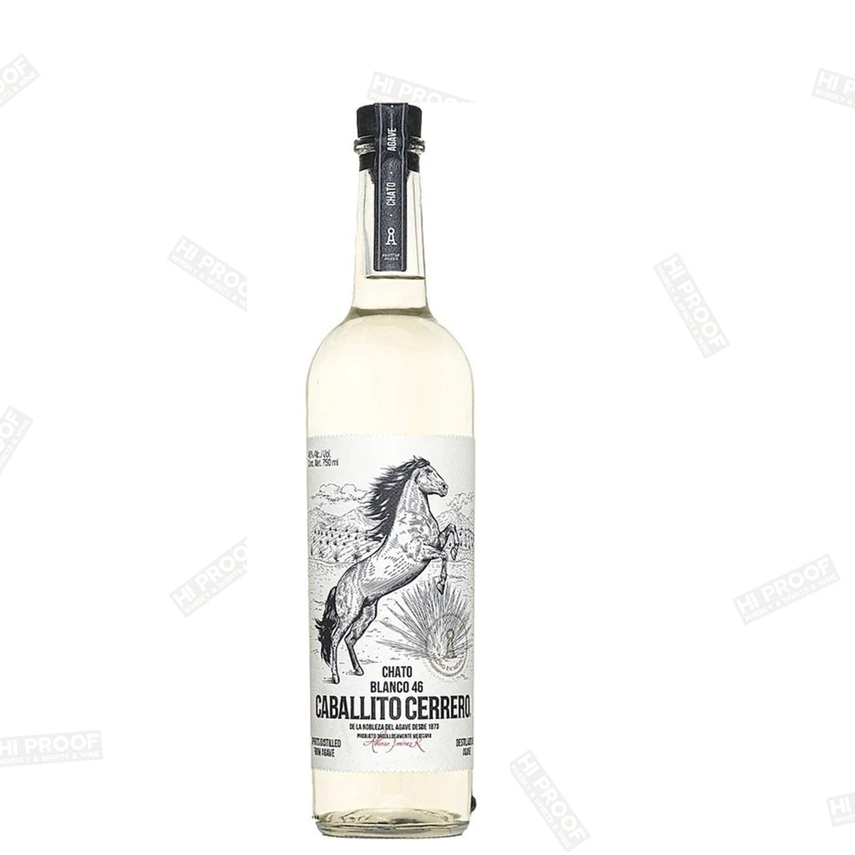 Caballito Cerrero Chato Blanco 750 ML - Hi Proof - Caballito cerrero