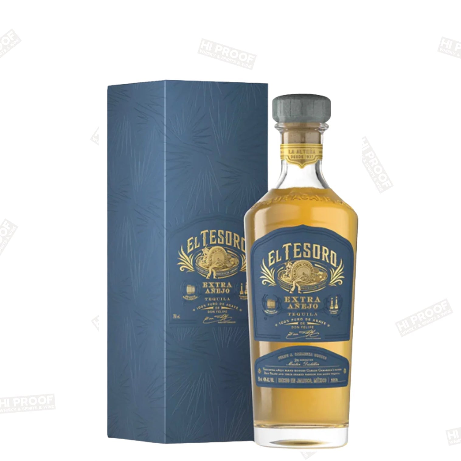 El Tesoro Extra Anejo Tequila - Premium Aged – Hi Proof