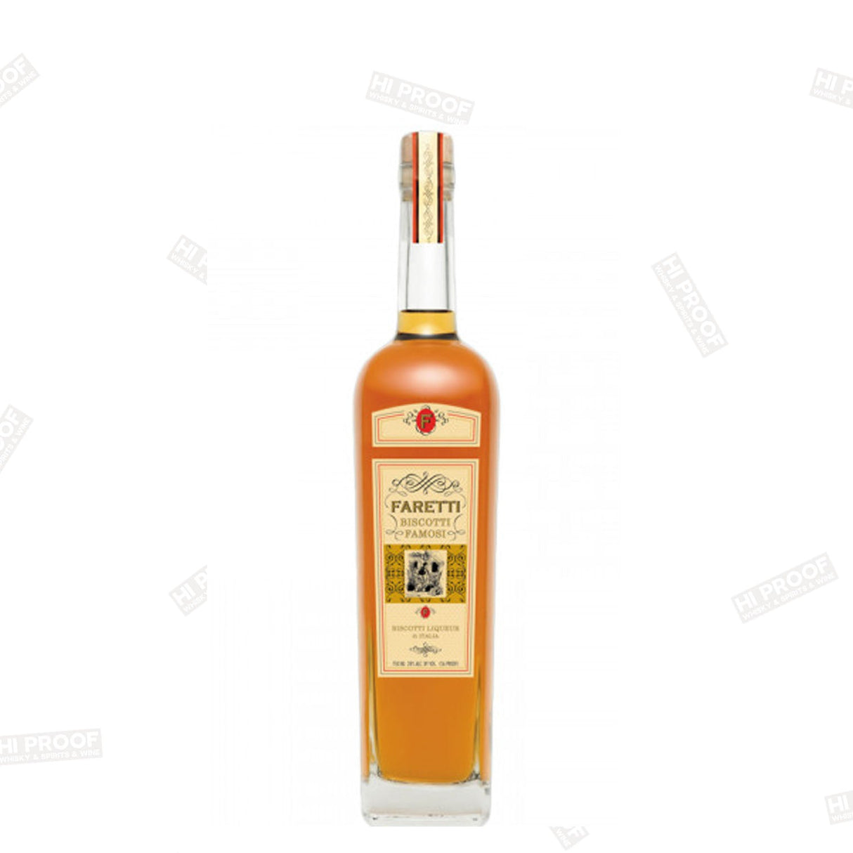 Faretti Biscotti Liqueur 750Ml - Hi Proof - Faretti
