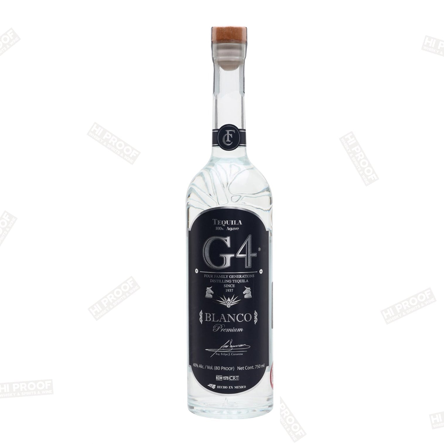 G4 Tequila Blanco 750ml - Additive Free – Hi Proof