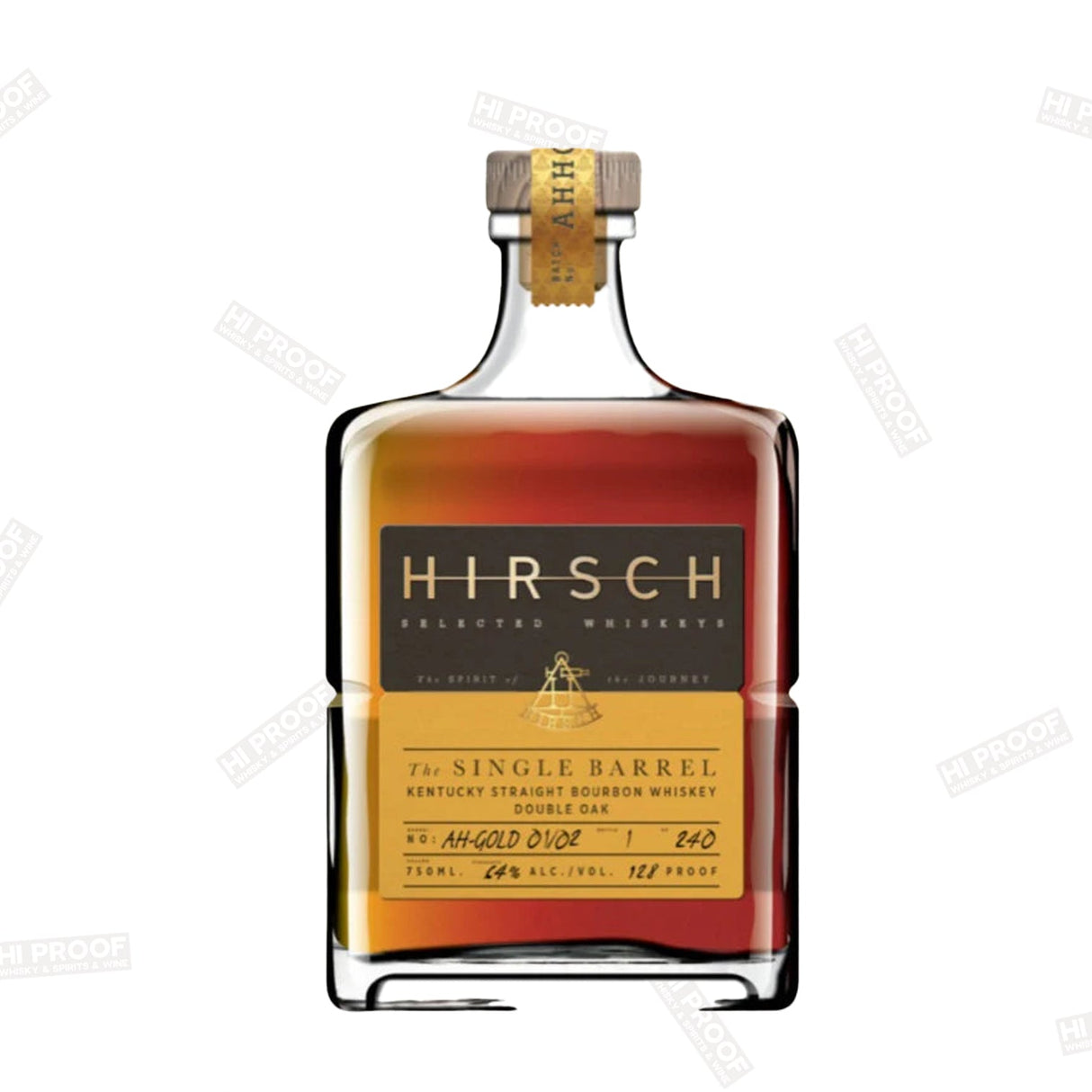 Hirsch High RYE Single barrel 128.3 proof - Hi Proof - Hirsch