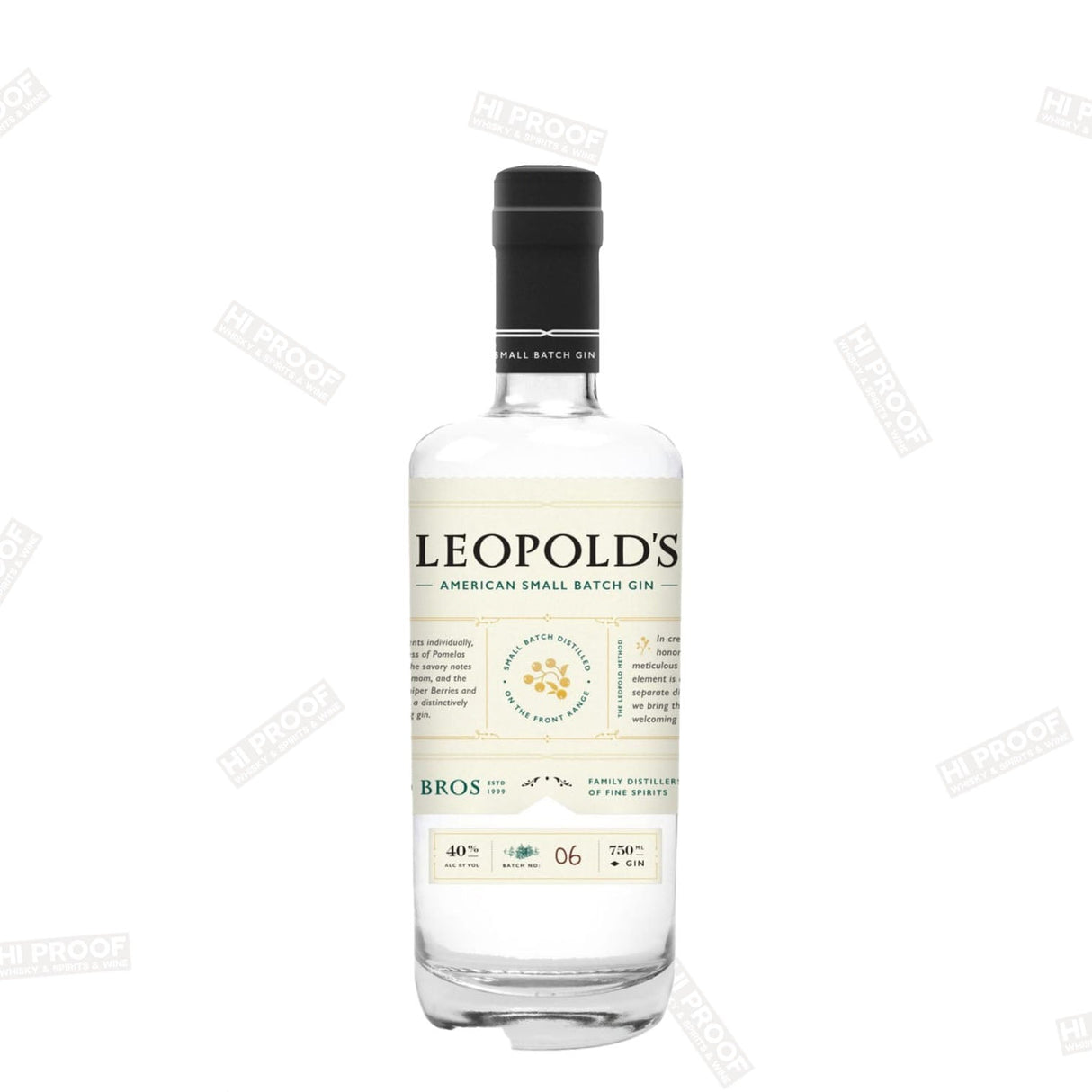 Leopold Gin No.25 94Proof 750ml - Hi Proof - Leopold