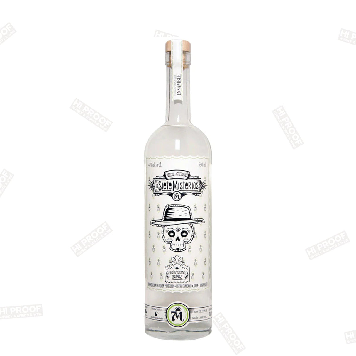 Los Siete Misterios Espadin Tepeztate Ensamble Mezcal 750m - Hi Proof - Los Siete