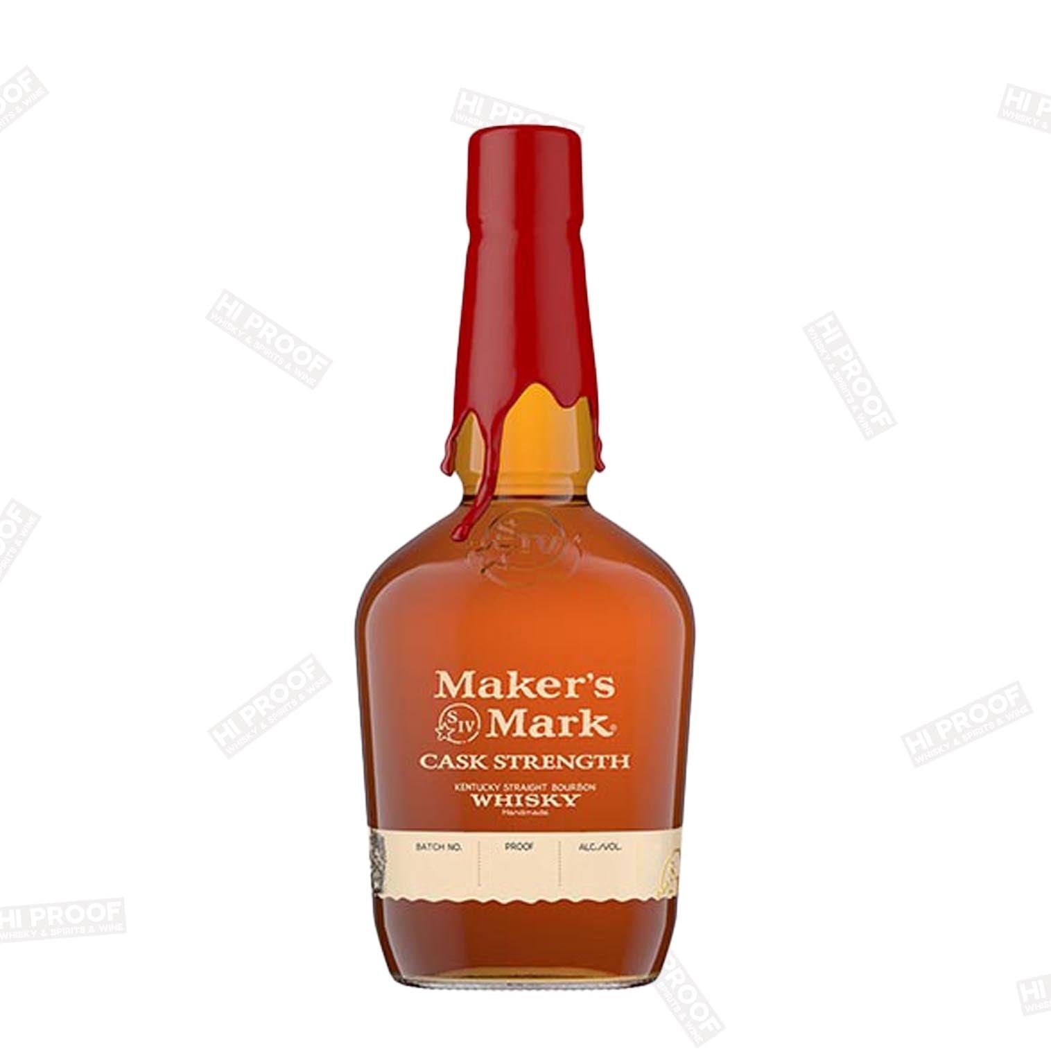 Maker's Mark Cask Strength Whiskey 750ml – Hi Proof