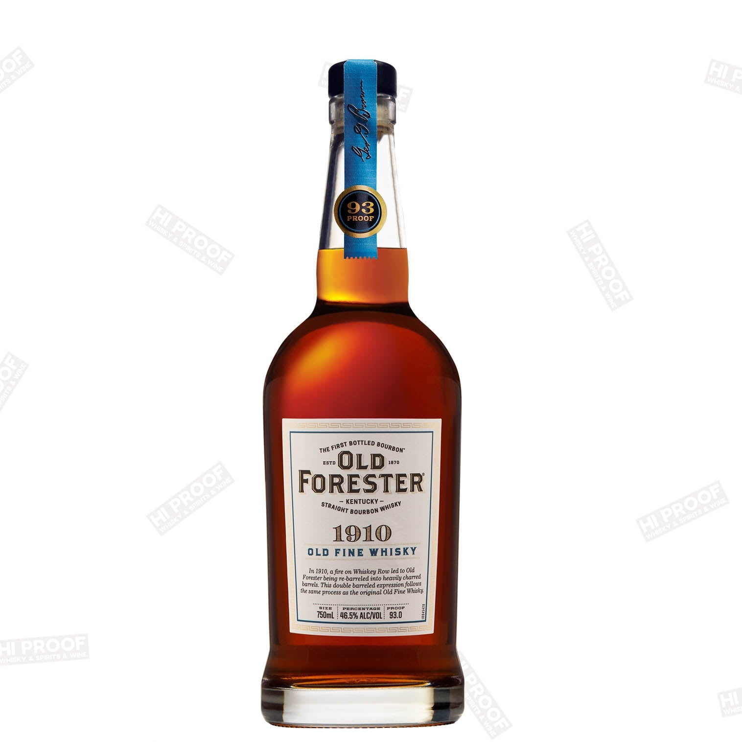 OLD FORESTER バーボン 750ml 43% Old Forester 1910 Old Fine Whisky 750mL - Premium – Hi Proof