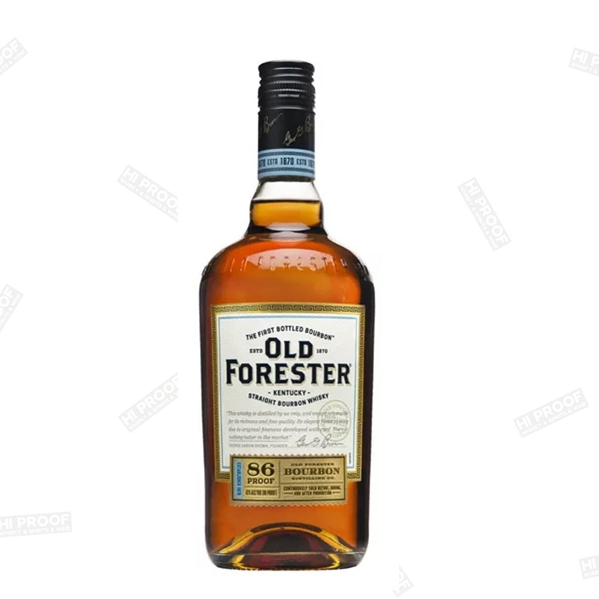 Old Forester Kentucky Straight Bourbon Whiskey Classic 86 Proof - Hi Proof - Old Forester