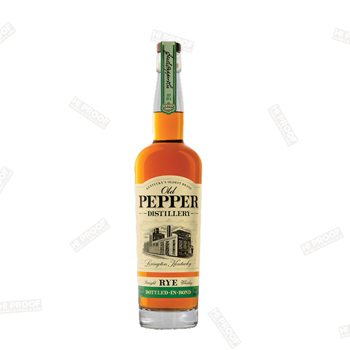 OLD PEPPER RYE BOTTLED-IN-BOND 100 proof 750ml - Hi Proof - OLD PEPPER