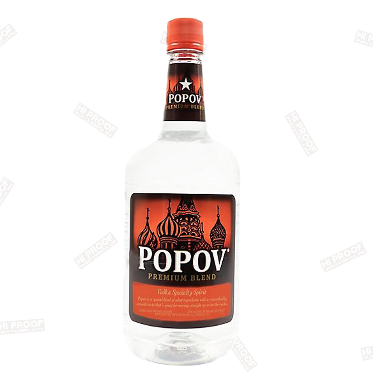 POPOV VODKA - 1.75L - Hi Proof - POPOV