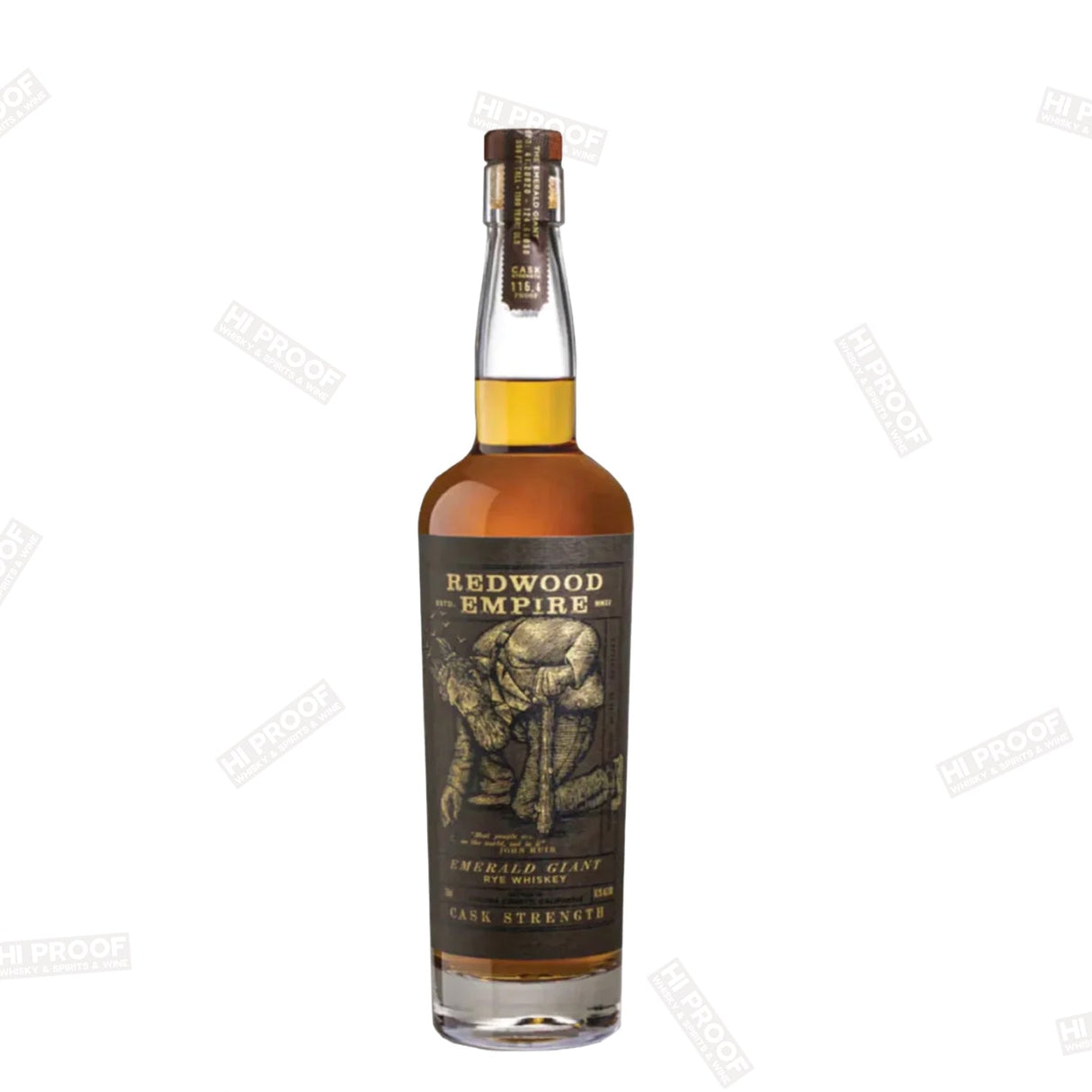 Redwood Empire The Lost Monarch Blend of Straight Whiskey Cask Strength - Hi Proof - Redwood Empire