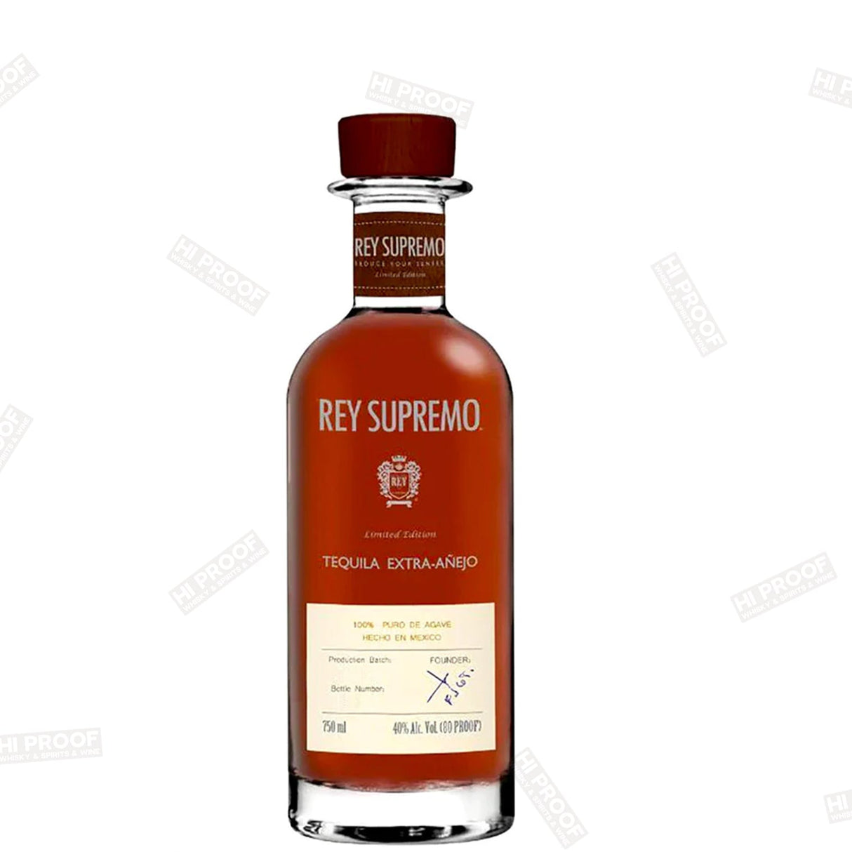 REY SUPREMO TEQUILA GRAN RESERVA EXTRA ANEJO - Hi Proof - REY SUPREMO