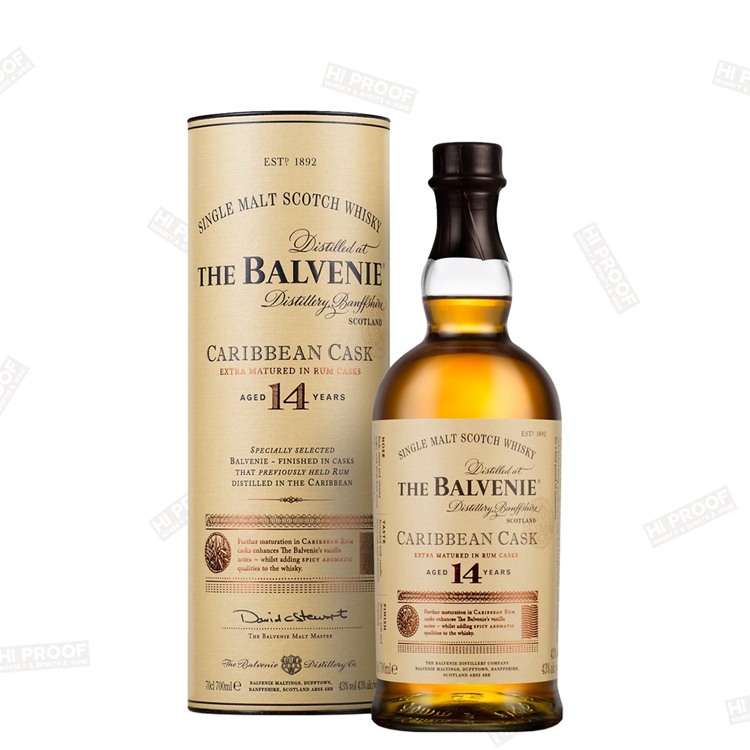 Balvenie Caribbean Cask 14 Year Single Malt – Hi Proof