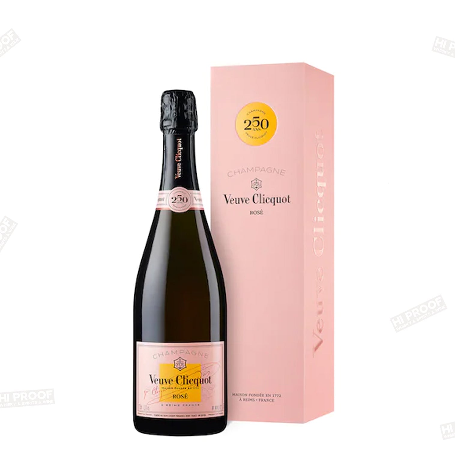 Veuve Clicquot ロゼ 250周年記念 Veuve Clicquot Brut Rosé 250th Champagne 750ml – Hi Proof