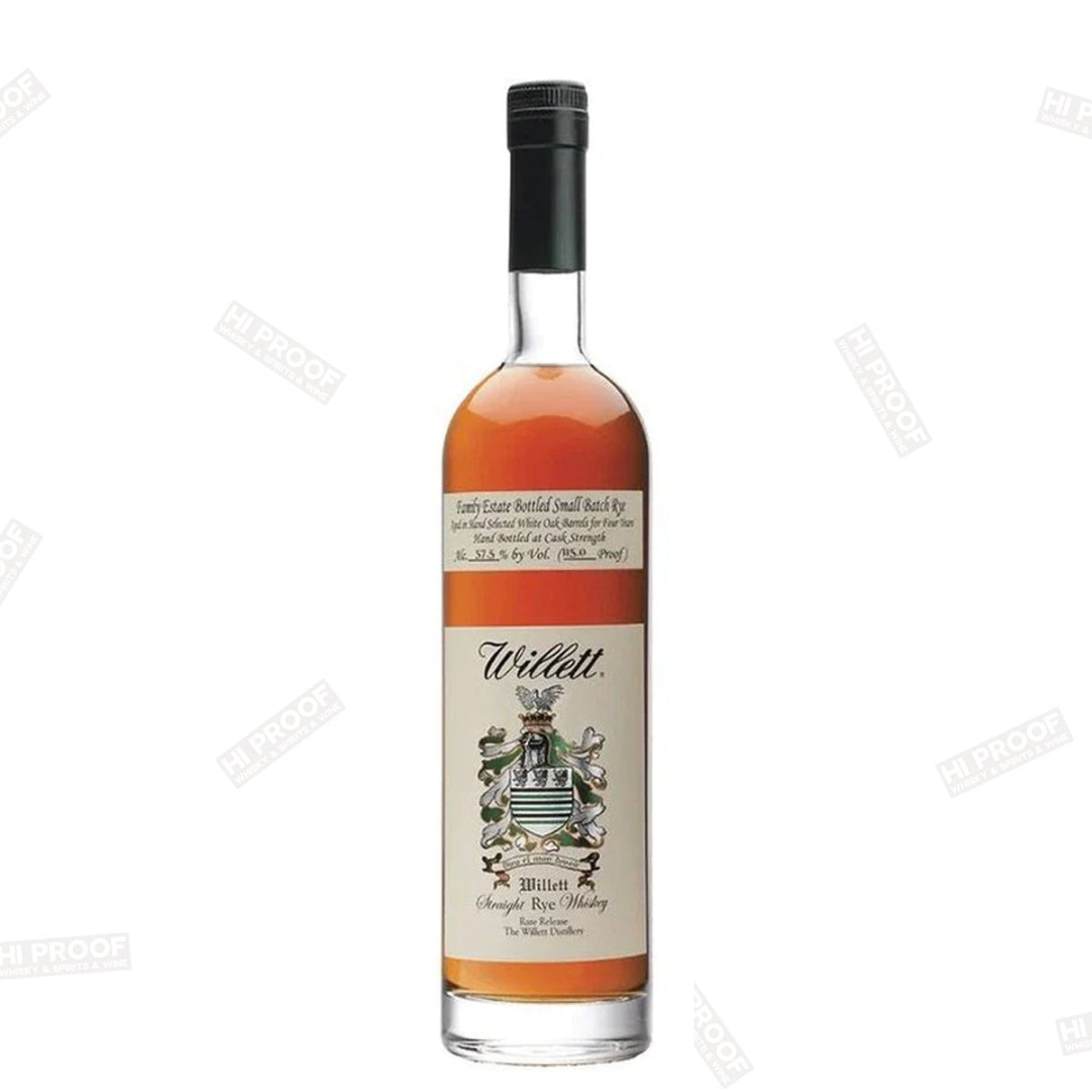Willett Straight Rye 4 years Whiskey 109.6 Proof - Hi Proof - Willett