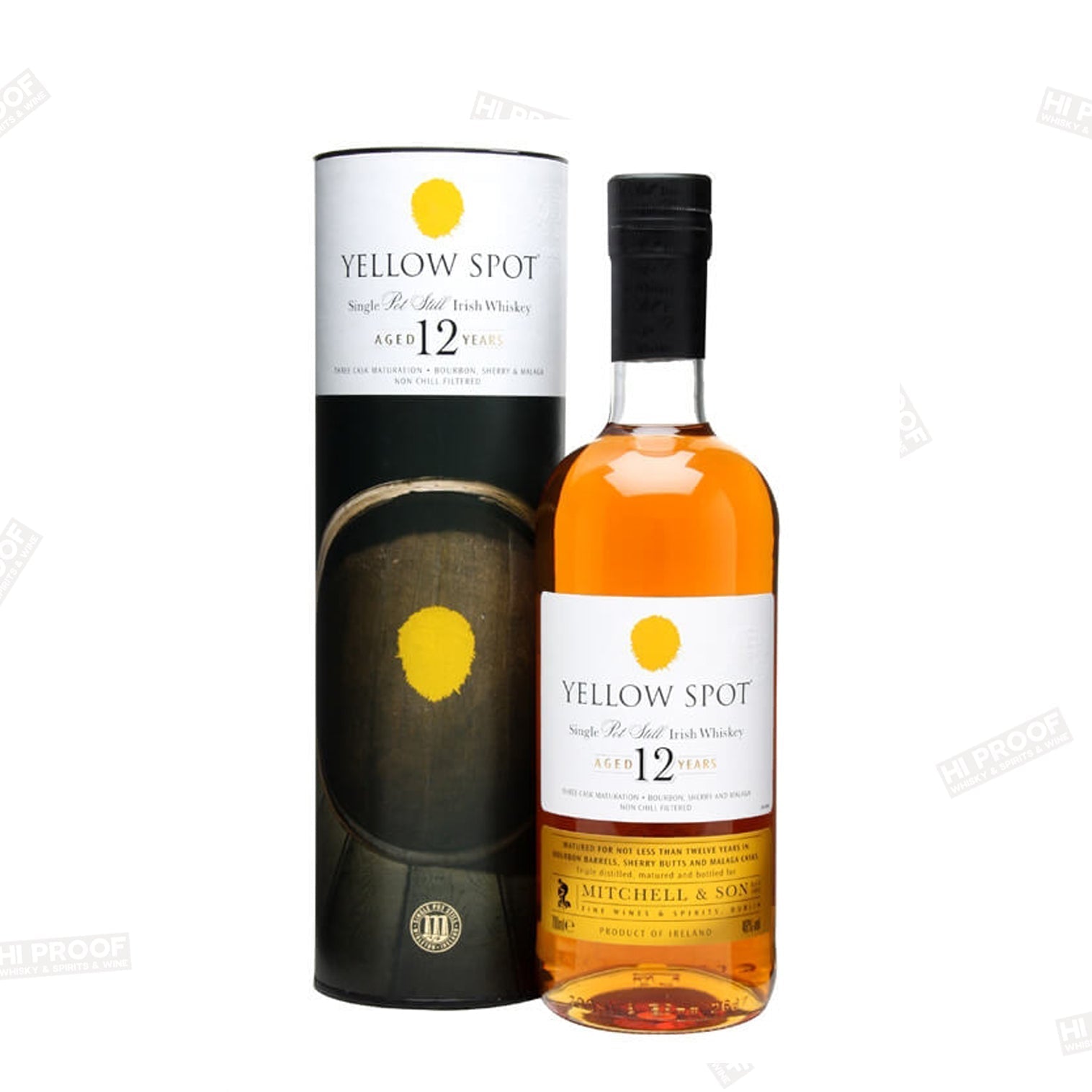 Yellow Spot 12 Year Irish Whiskey - Single Pot Still – Hi Proof
