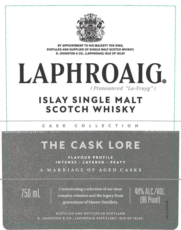 LAPHROAIG label