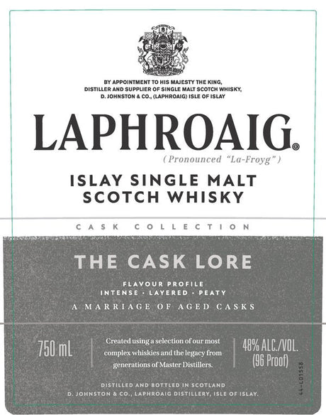 LAPHROAIG label
