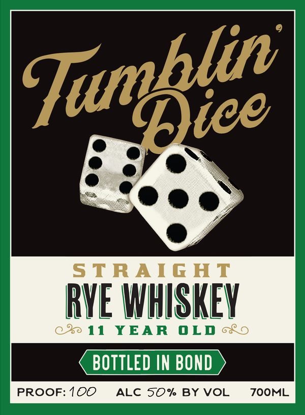 TUMBLIN DICE label