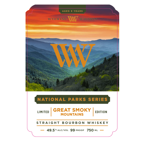 WYOMING WHISKEY label