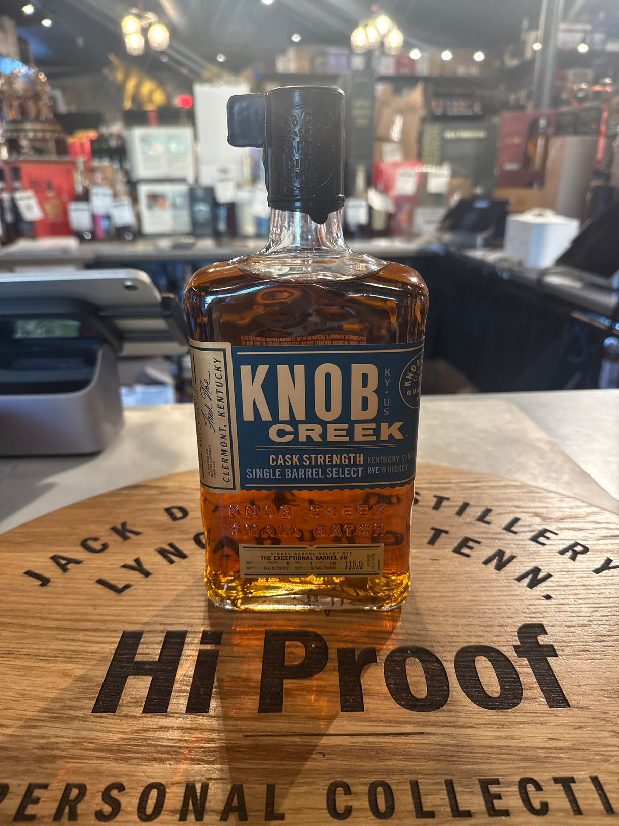 Knob Creek RYE Cask Strength “The Exceptional Barrel #6” 115.9 Proof  750ml (New 2025 Barrel Program)