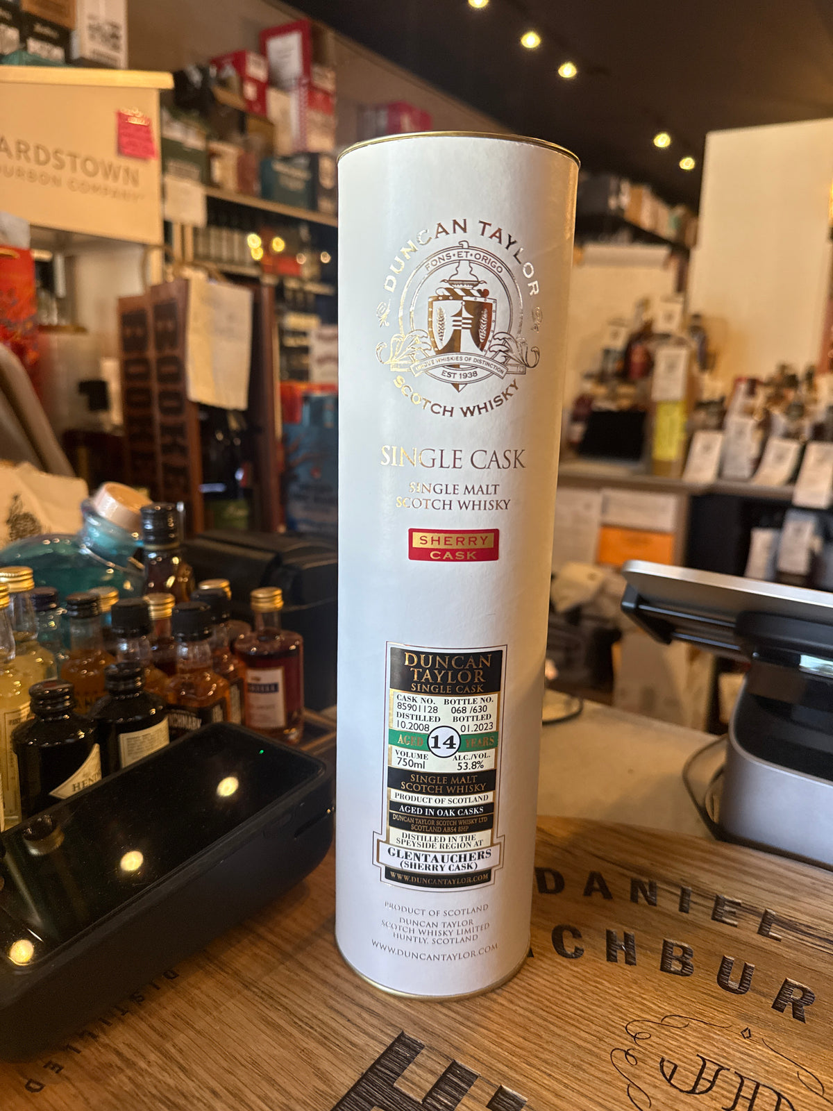 Duncan Taylor Glentauchers Sherry 2008 14year cask 85901128 53.8% 750ml