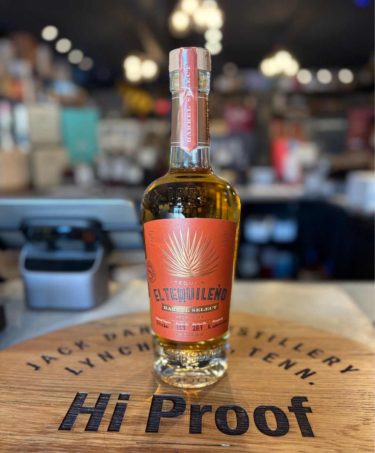 El Tequileno Tequila Anejo  Private Barrel Bourbon Cask #287 (HIPROOF X AMIGOS DEL MAGUEY) 750ml