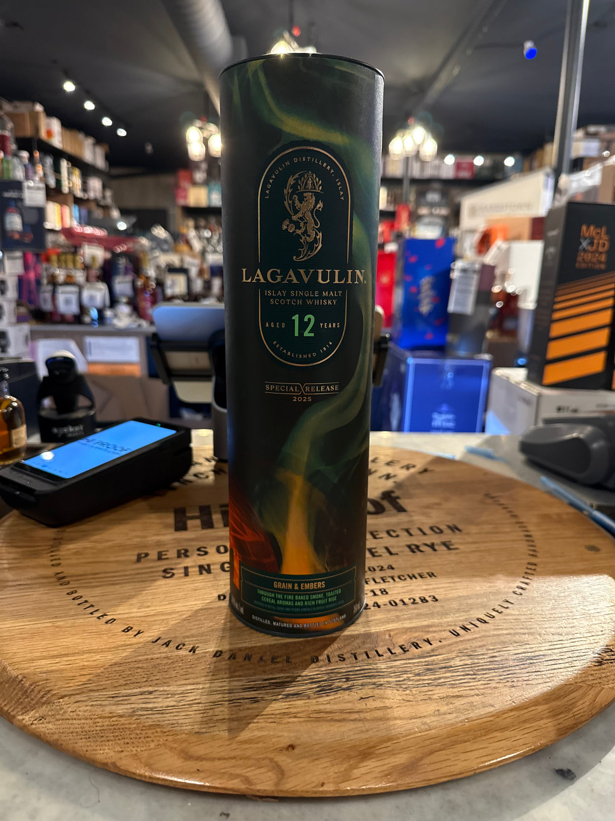 Lagavulin 2025 12 Year Grain & Ember 113 Proof Single Malt Whisky 750mL