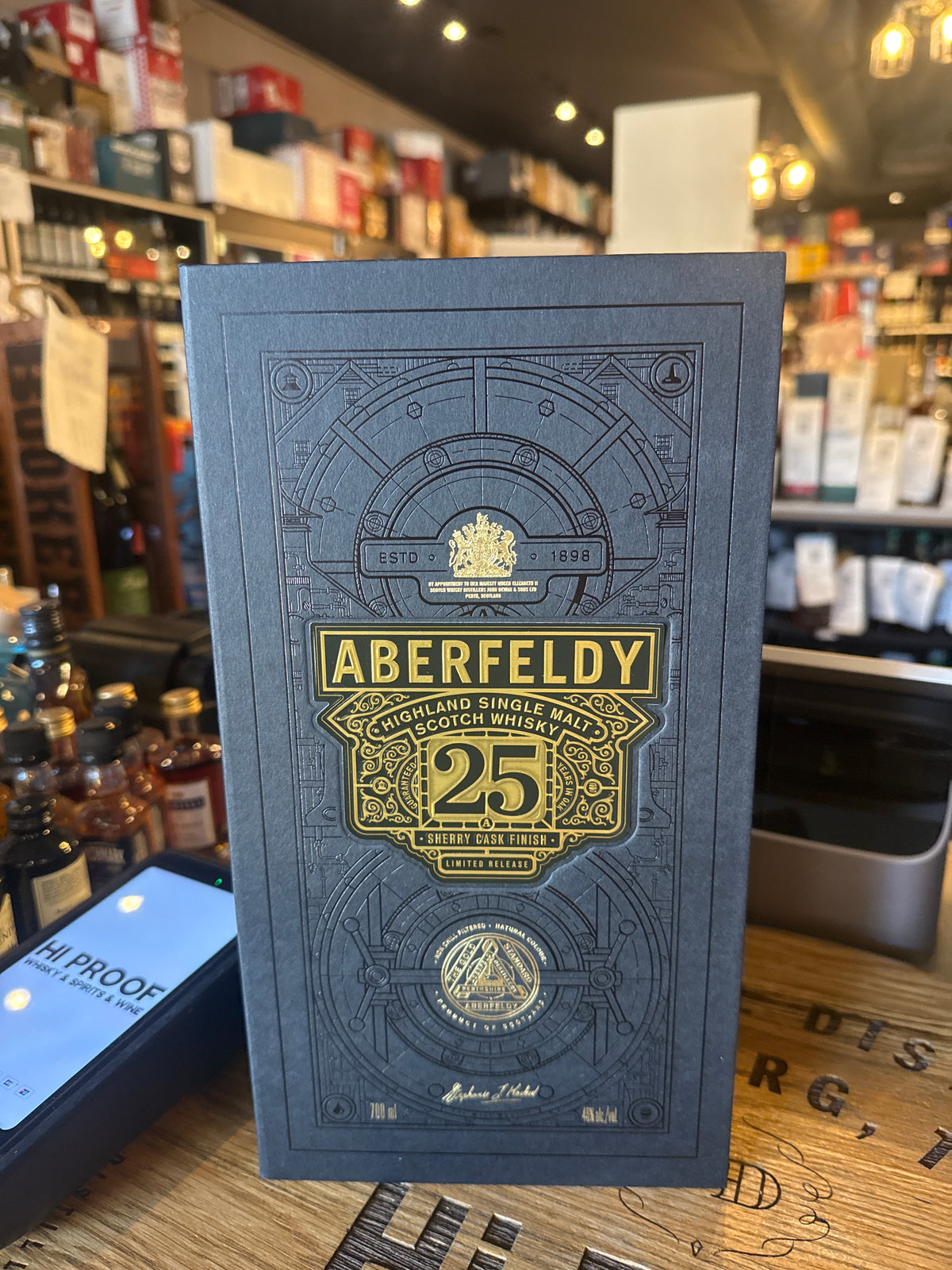 Aberfeldy 25 Year Old Sherry Cask Strength Single Malt Scotch Whisky 700ml