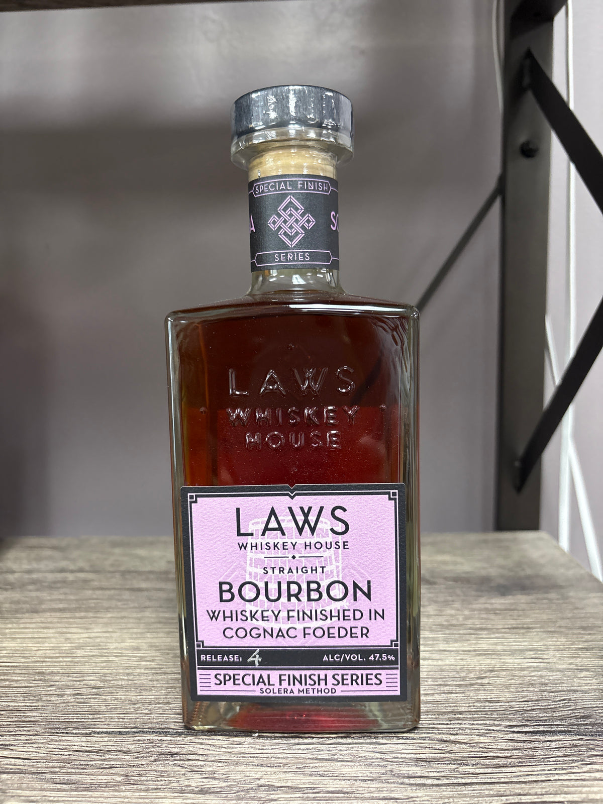 Laws Whisky Cognac Finish 95 Proof 750ml