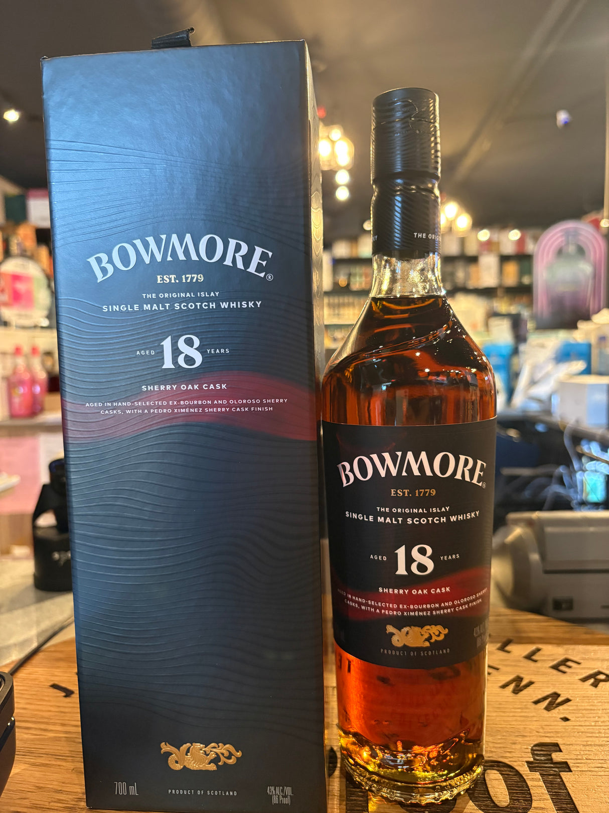 Bowmore 18 Year Old - Sherry Oak Cask 700mL