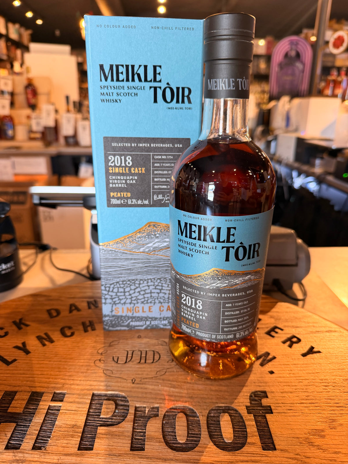 Meikle Tòir Chinquapin Single Cask #5754 2018 7 Year Old 700ml 61.3% alc