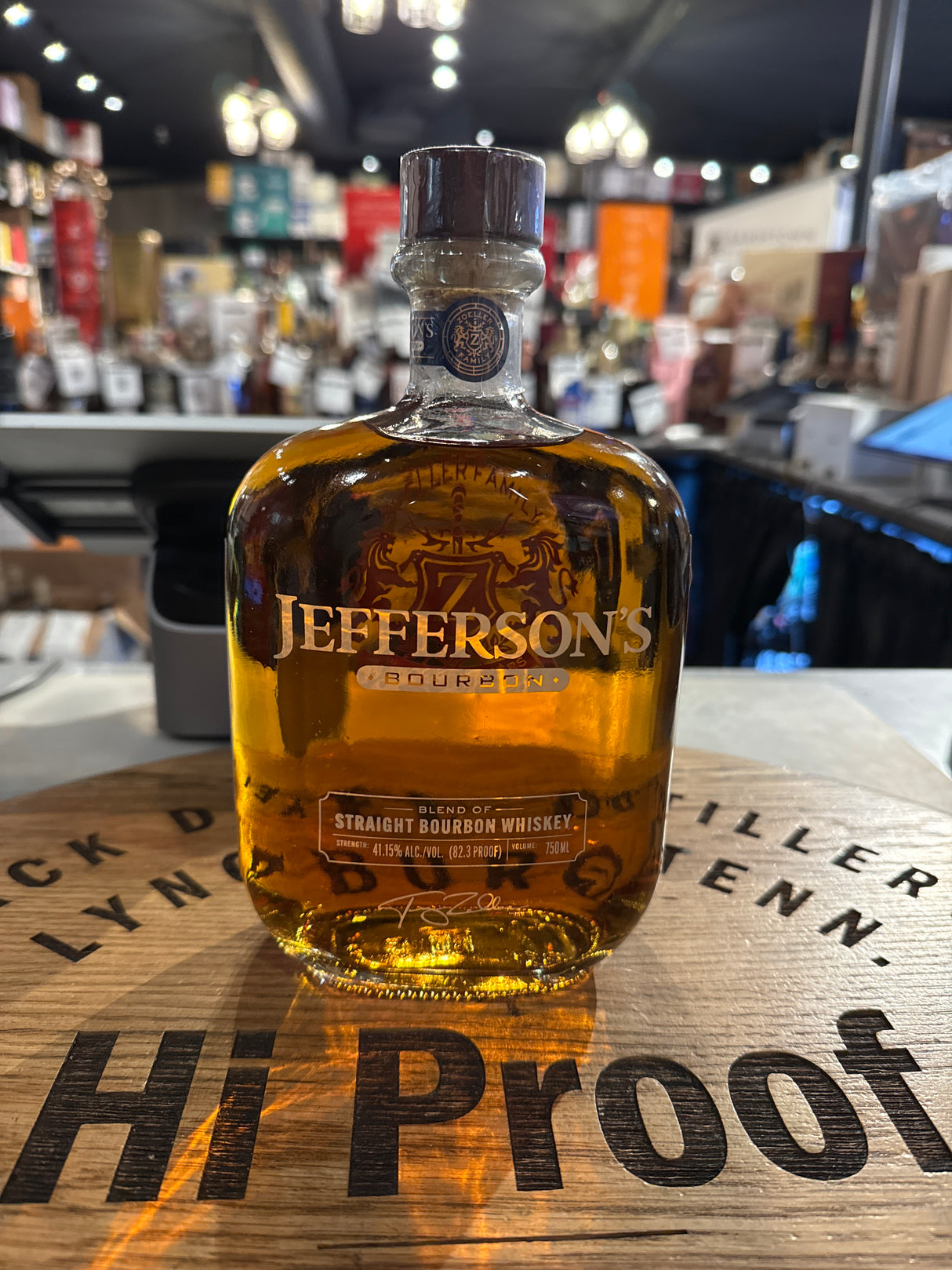 Jefferson's Straight Bourbon Whisky 82.3 Proof  750mL