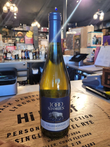 1000 St Ories California American Barrel Aged Chardonnay 2021 750mL white wine bottle
