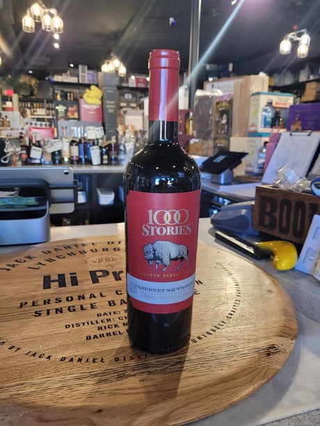 1000 St Ories California Prospectors Proof Cabernet Sauvignon 750mL red wine bottle