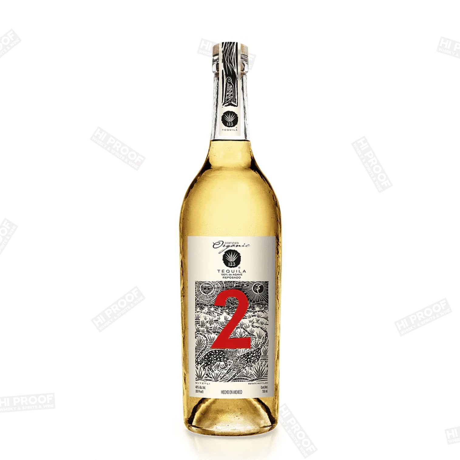 123 Organic Tequila #2 Reposado 750ml - Premium – Hi Proof