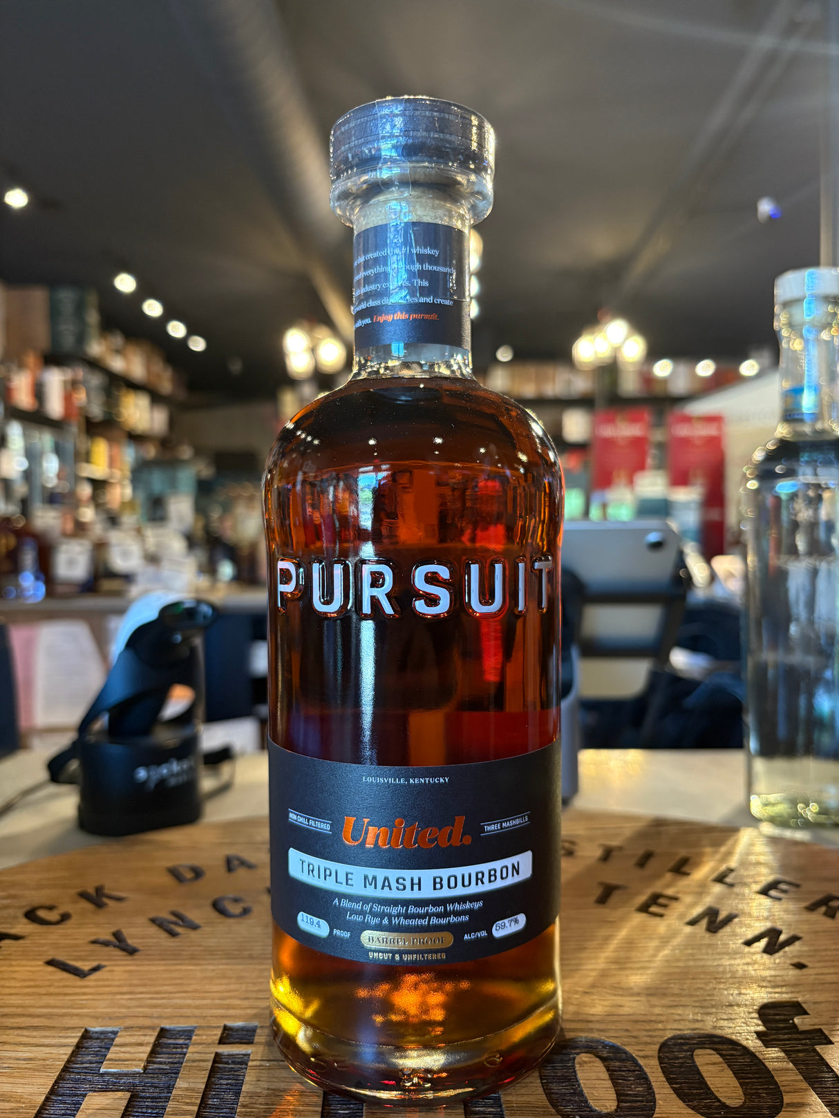 Pursuit United Triple Mash Barrel Proof Bourbon 119.4 Proof 700mL