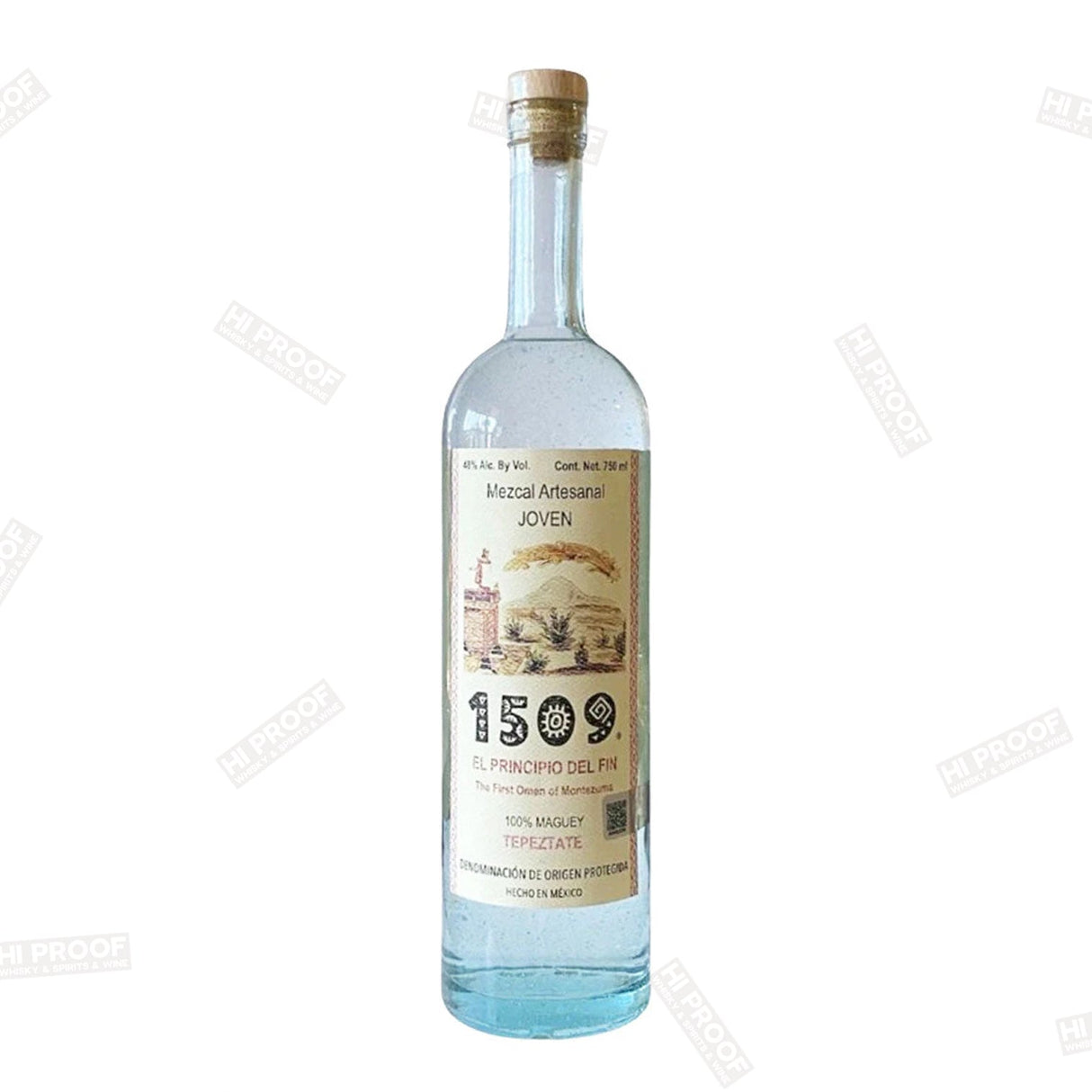 1509 Mezcal Artesanal Joven Tepeztate 750ml bottle by Delantero premium agave spirits