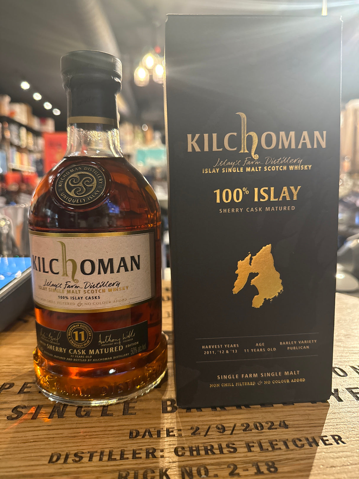 Kilchoman 100% Islay Sherry Cask Matured 11 year 700mL
