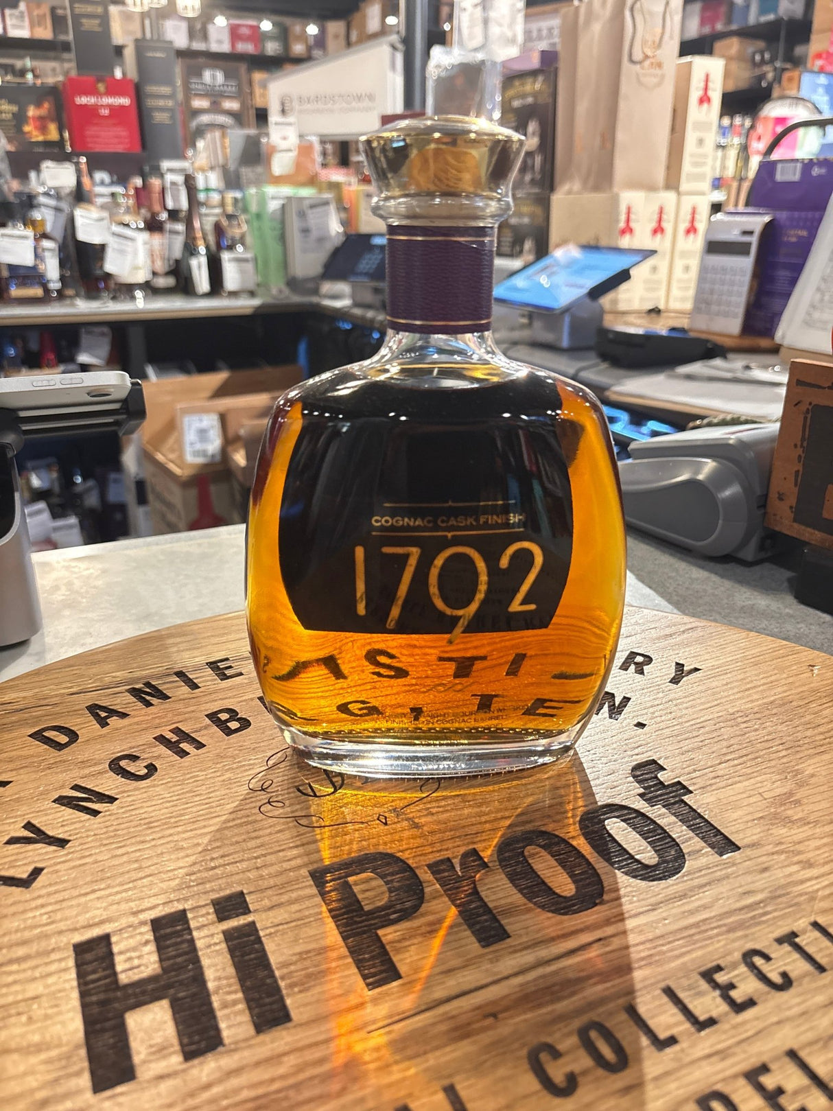 1792 Bourbon Cognac Cask Finish 95 Proof 750mL bottle - premium Kentucky bourbon with French cognac barrel aging