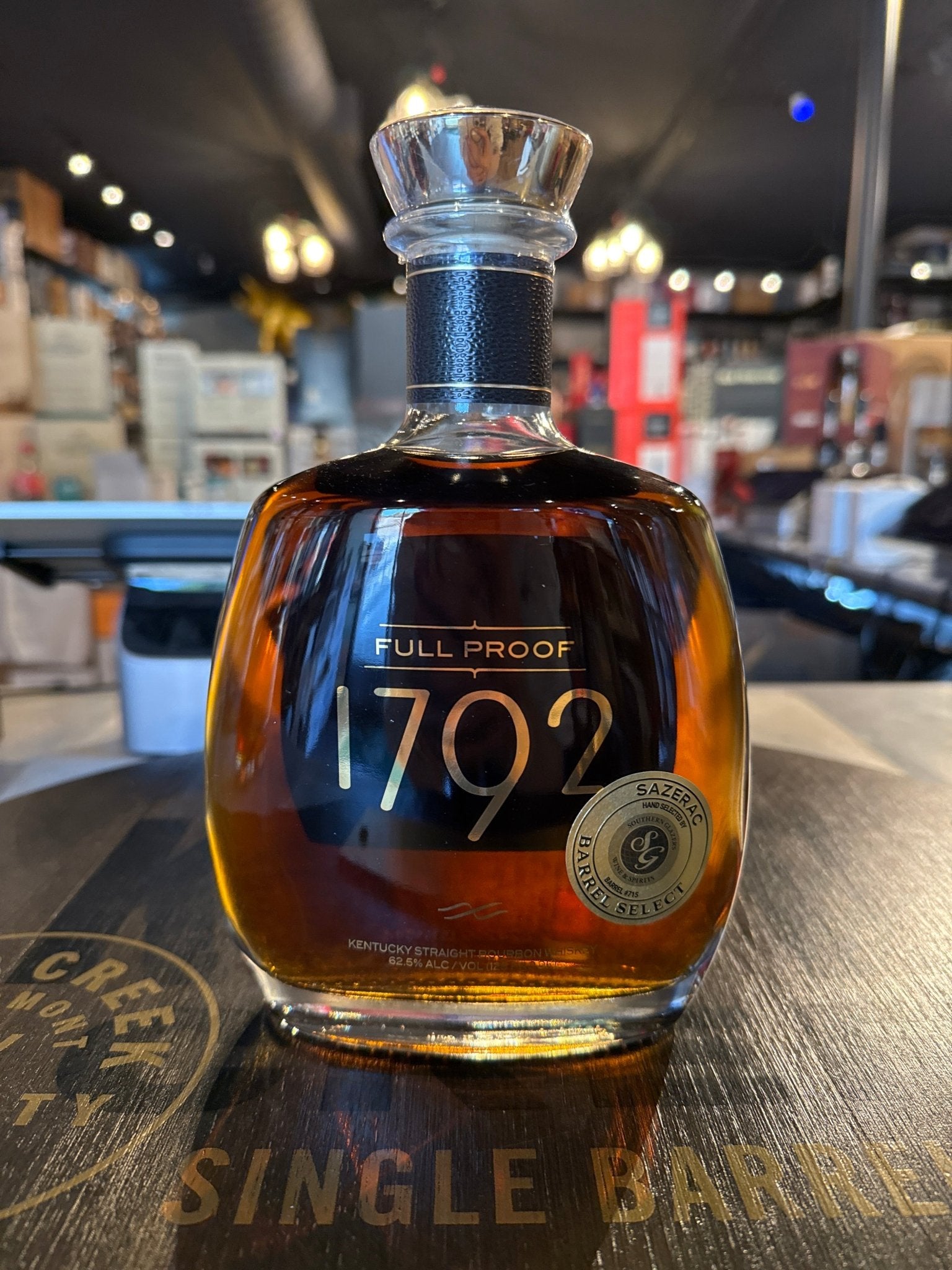 1792 Full Proof Single Barrel #715 125 Proof – Hi Proof
