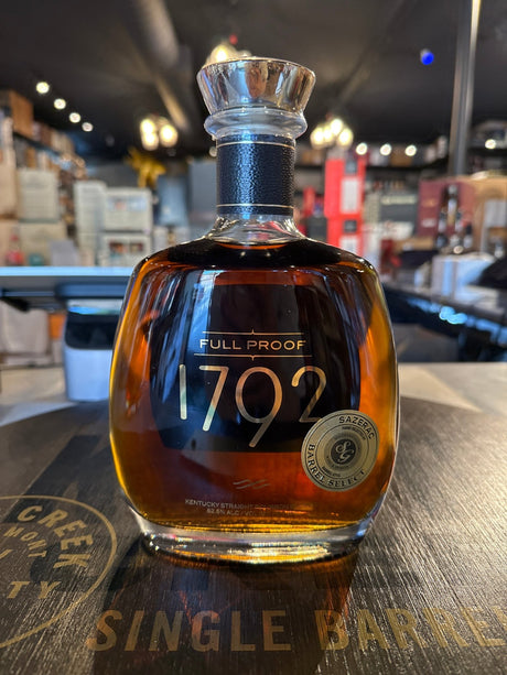 1792 Full Proof Single Barrel #715 bourbon whiskey bottle 125 proof 750ml premium Kentucky straight bourbon