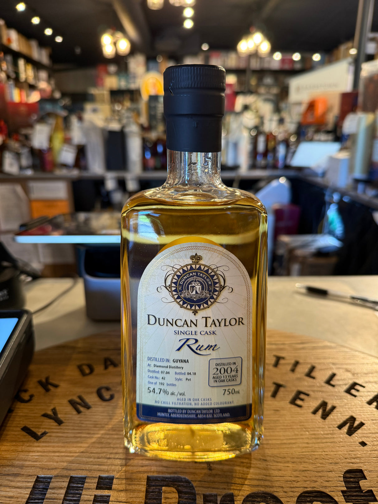 Duncan Taylor Rum Guyana Diamond 2004 13 years 54.7% Alc 750mL