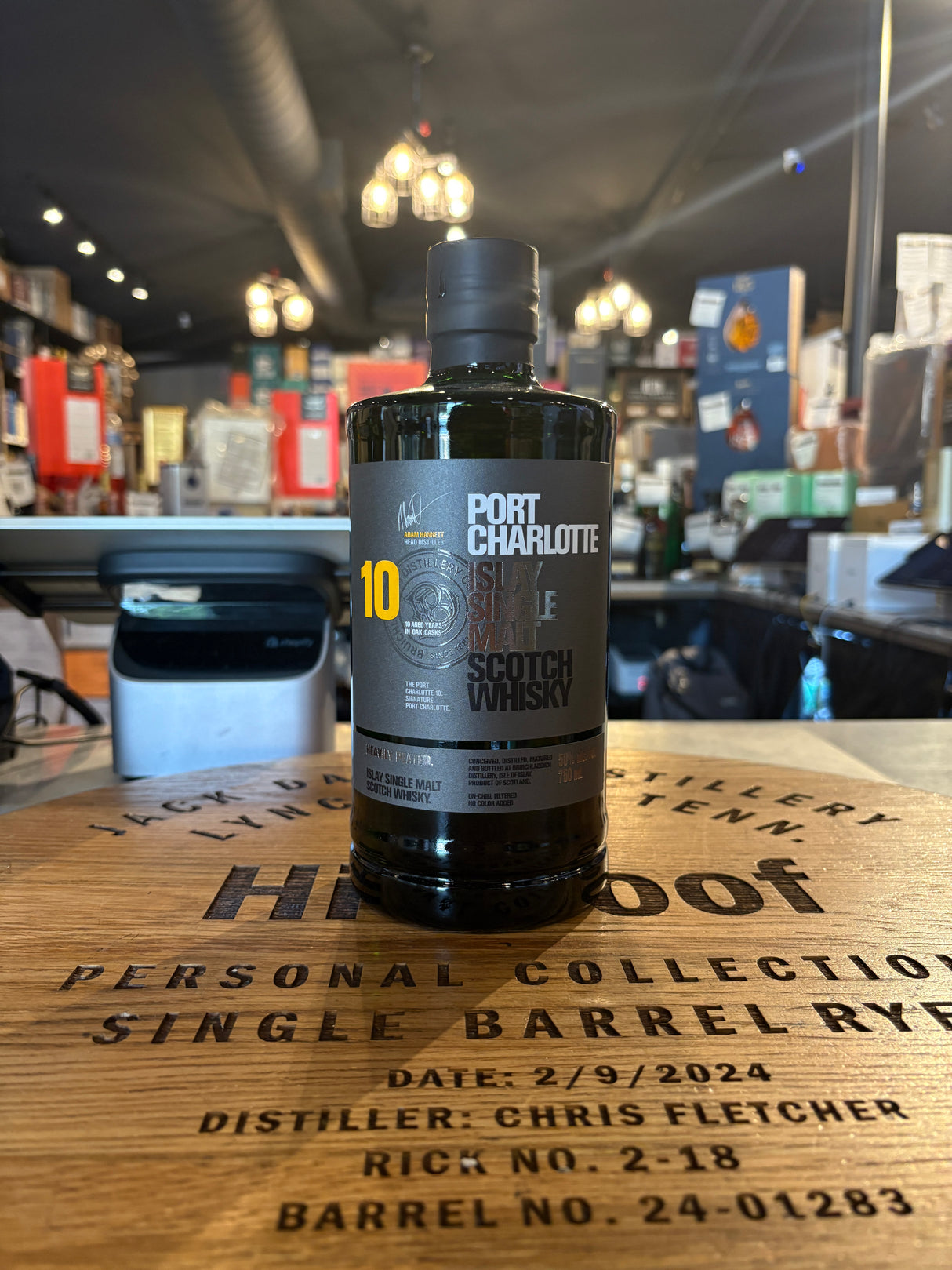 Port Charlotte 10 Year Single Malt Scotch Whisky (100 Proof) 750mL