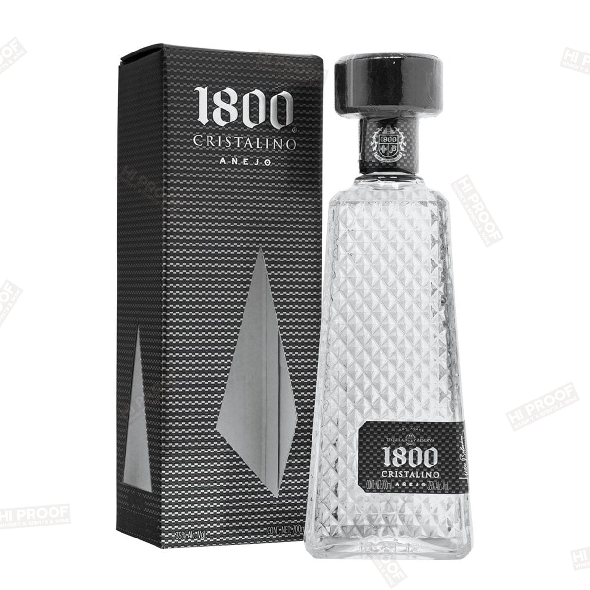 1800 Tequila Cristalino Anejo 750ml - Hi Proof - 1800