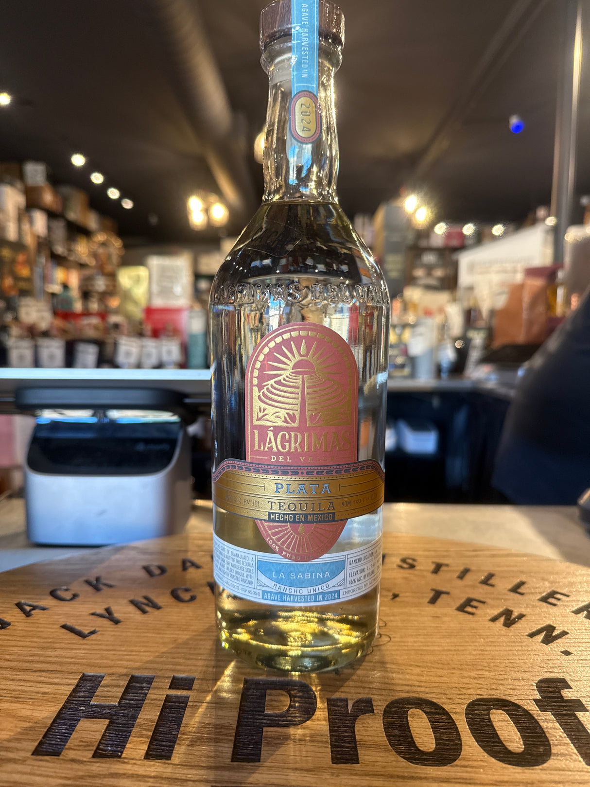 Lagrimas La Sabina Plata Tequila 2024 750ml