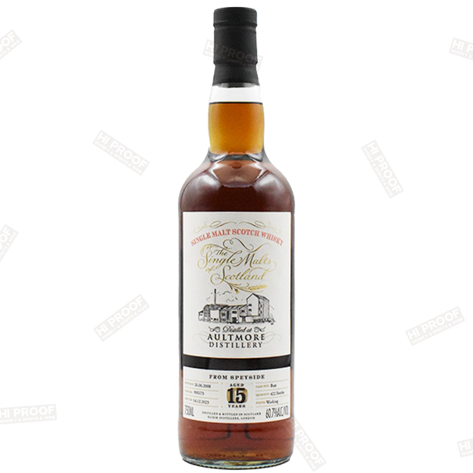 2008 Aultmore 15yr Single Malt Scotch – Hi Proof