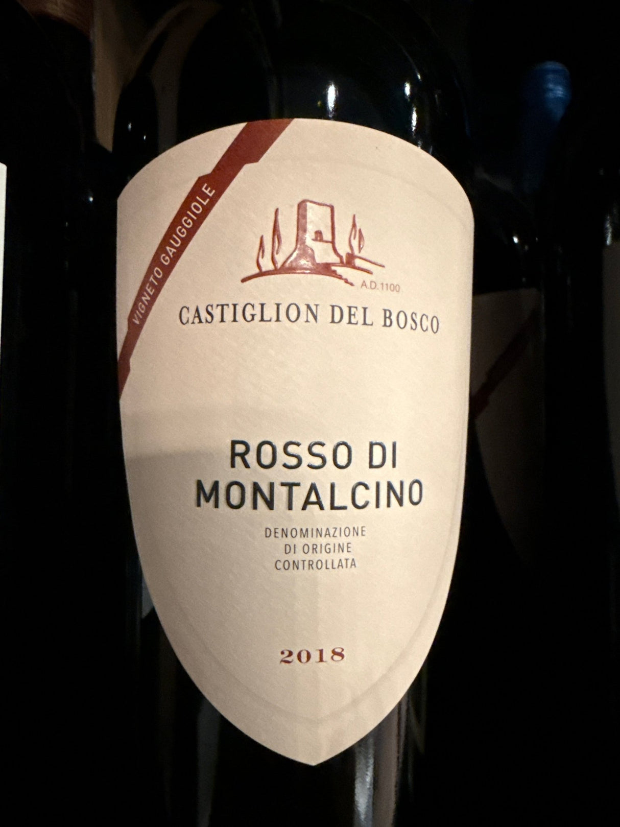 2018 Castiglion del Bosco Gauggiole Rosso di Montalcino - Hi Proof - Castiglion del Bosco