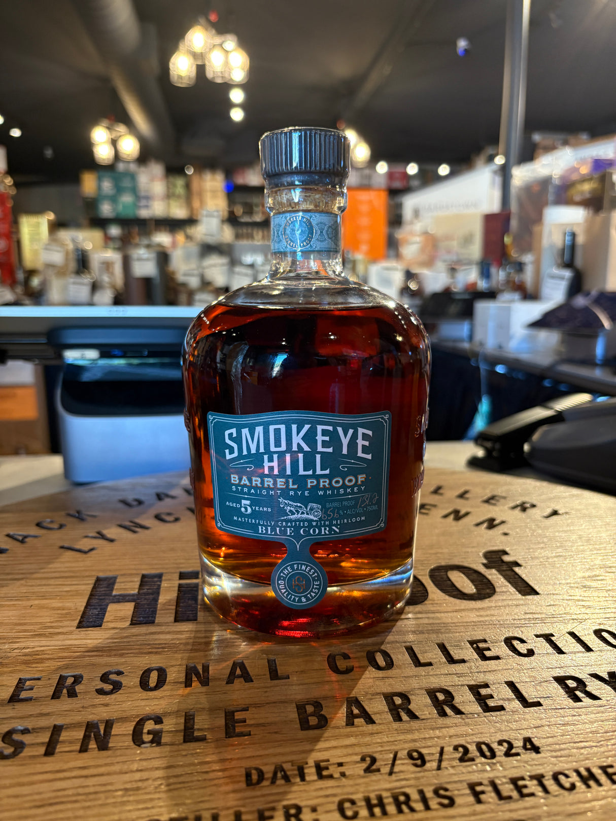 Smokeye Hill RYE Barrel Strength 131.2Proof 750ML
