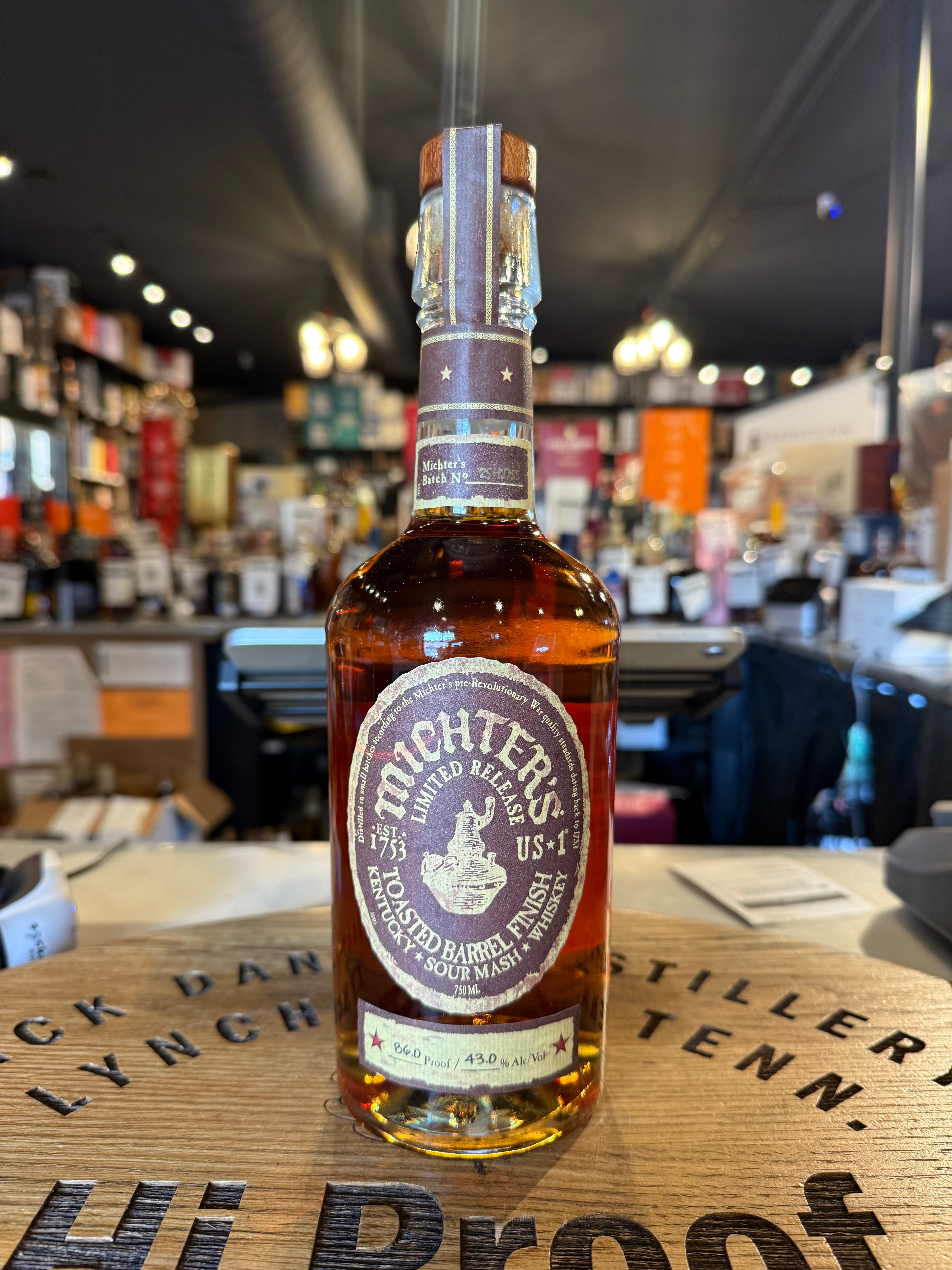 Michter's Toasted Barrel Finish Sour Mash Whiskey 750ml – Hi Proof