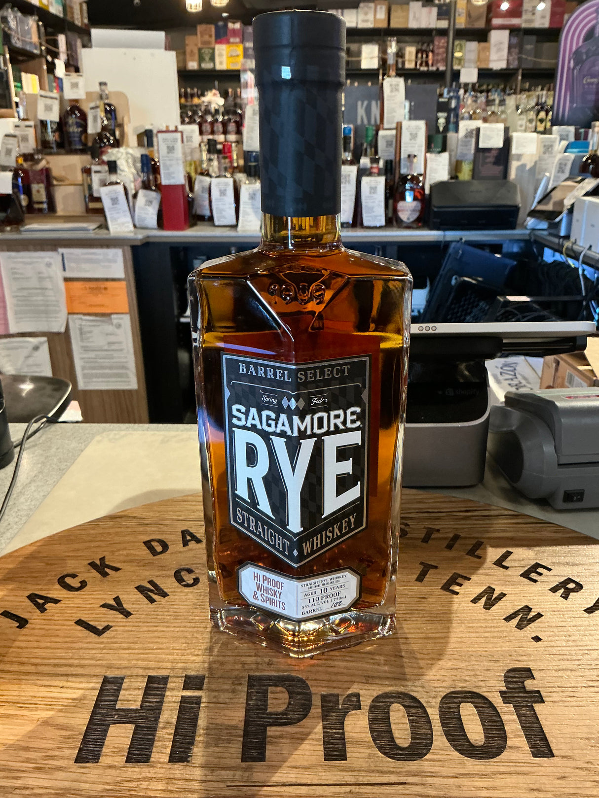 Sagamore Rye 10 year Single Barrel #102 Hi Proof Store Pick 750ml